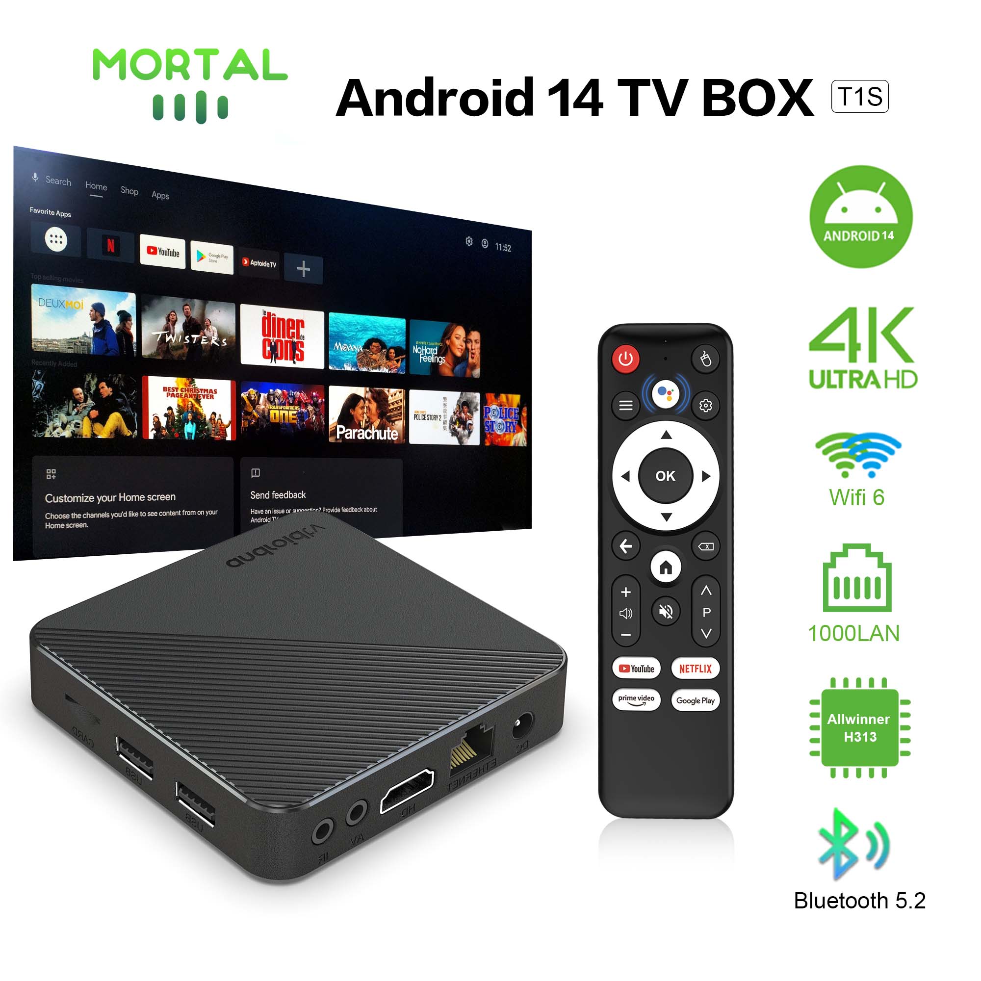 Android14 TV Box Smart Home th – Smart Home Plus recenzja i cena